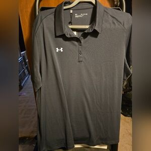 Under Armour women's Charcoal Gray Polo Shirt